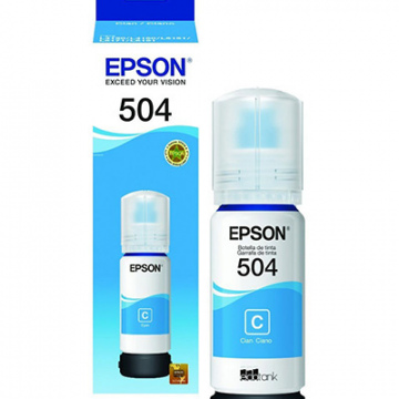 TINTA EPSON 504 CIAN 70ML