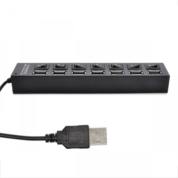 HUB USB 2.0 SWITCH LED X7 HUB5