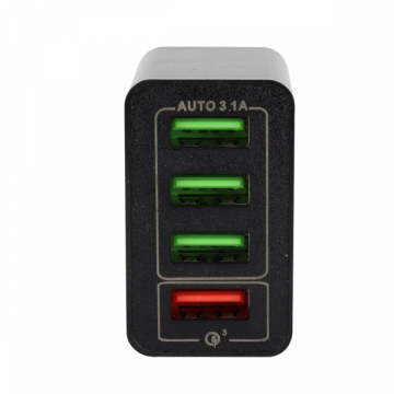 ADAPTADOR USB CARGA RÁPIDA X4 USB