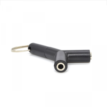 AUDIO JACK SPLITTER 1X2 NEGRO