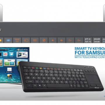 TECLADO TRUST SENTO SMART TV