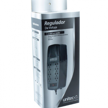 ESTABILIZADOR REGULADOR UNITEC 2000VA/100 W