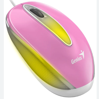 MINI MOUSE DX USB COLOR ROSA MARCA GENIUS