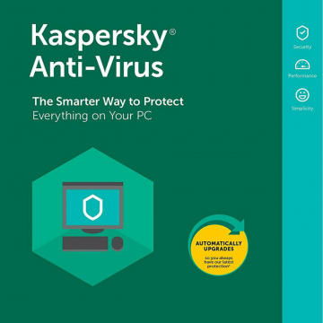 ANTIVIRUS KASPERSKY 1 DISPOSITIVO 1 AÑO KL1171DDAFS