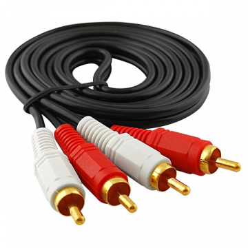 CABLE RCA 2X2 GOLD 1.8M